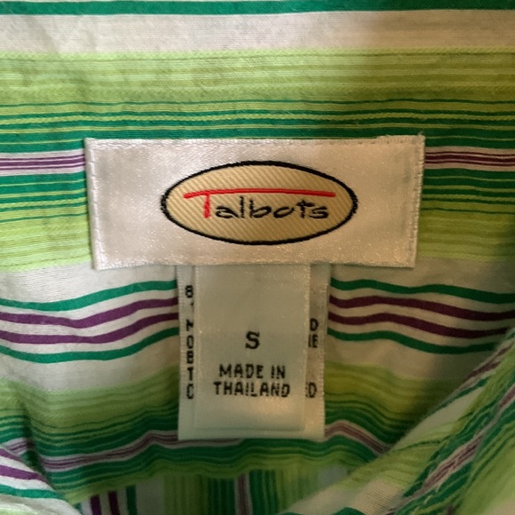EUC Talbots button down shirt size small - Picture 4 of 6